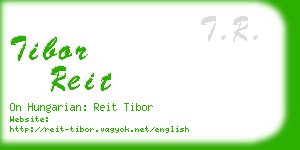 tibor reit business card